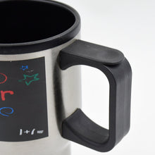 Stainless Steel Insulated Travel Mug - Double-Walled Vacuum Cup Lid & Handle, Tumbler