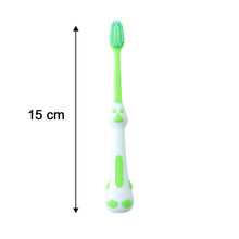 Kids Cartoon Spring Frog Toy With Toothbrush Set (2 Pc Set)