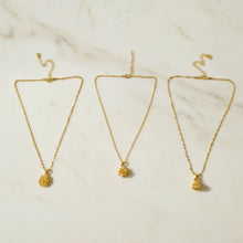 Stylish gold finish necklace accessory